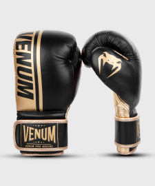 Боксерські рукавиці Venum Shield Pro Boxing Gloves Velcro Black Gold, Фото № 2