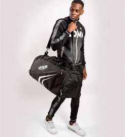 Сумка Venum Trainer Lite Evo Sports Bags Black White, Фото № 5