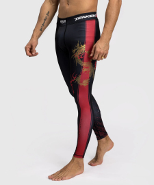 Venum x TEKKEN 8 Marshall Law Spats Black Red Gold
