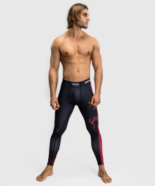 Venum x TEKKEN 8 Marshall Law Spats Black Red Gold size