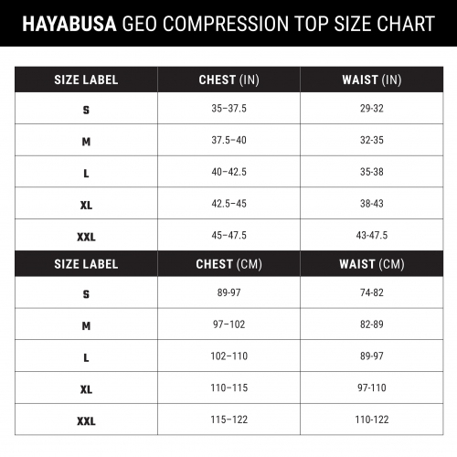 Hayabusa Geo Long Sleeve Rashguard Red size