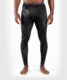 Компрессионные штаны Venum Skull Compression Tights Black Black