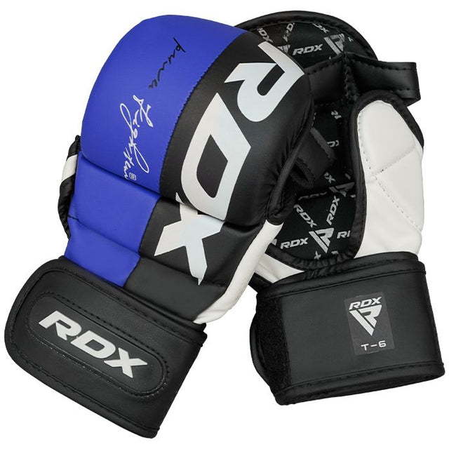Рукавиці для MMA RDX T6 Sparring Gloves Blue купити