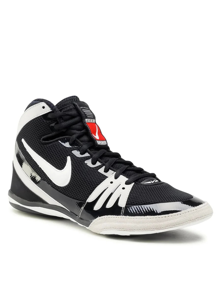 Борцівки Nike Freek Wrestling Shoes Black White ціна
