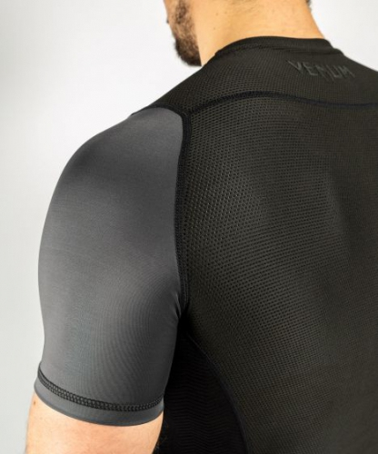 Venum G-Fit Rashguard Short Sleeves Grey Black original