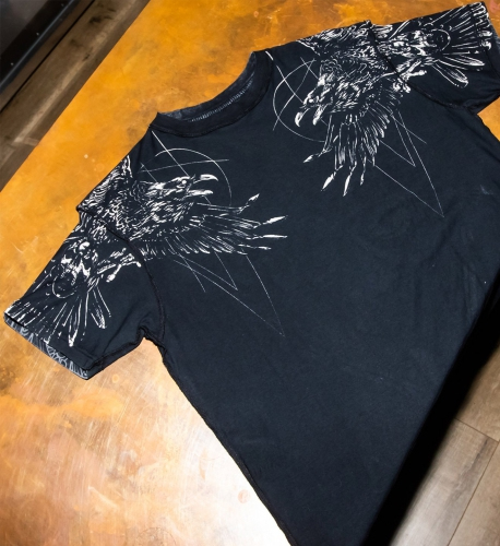 Reversible Affliction Upsurge SS Rev Tee Lava Wash T-shirt original