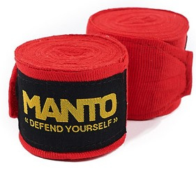 Бинты MANTO Handwraps Defend Red