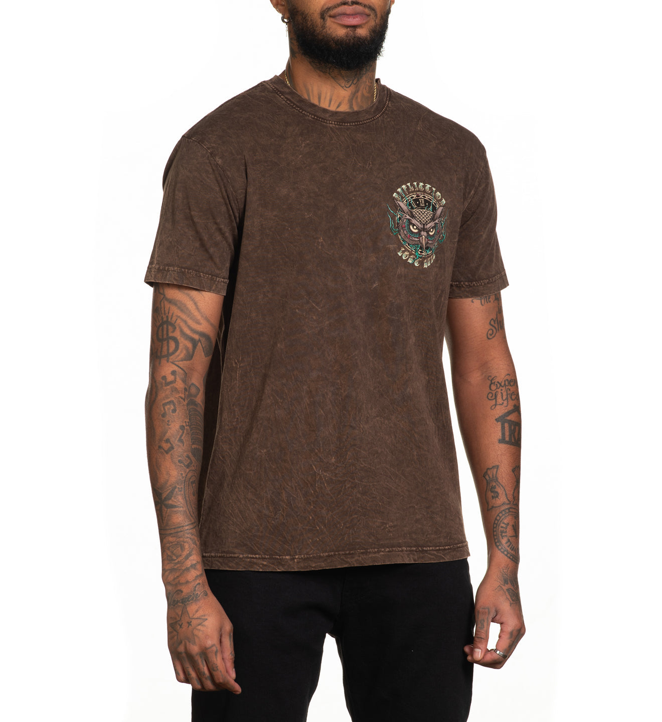 Футболка Affliction Nightwatch Java Lava Wash ціна