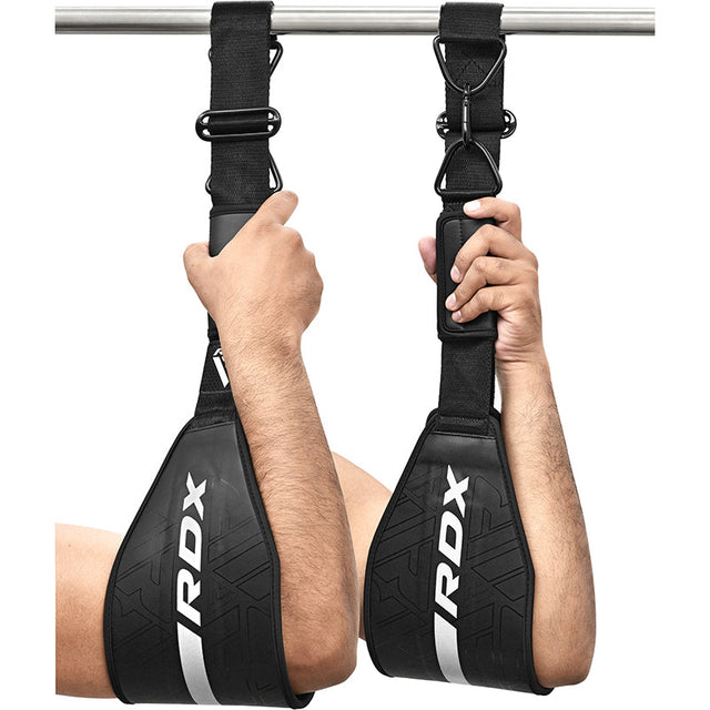 Петлі підвісні RDX F6 Kara Gym Workout Abs Straps Black White купити