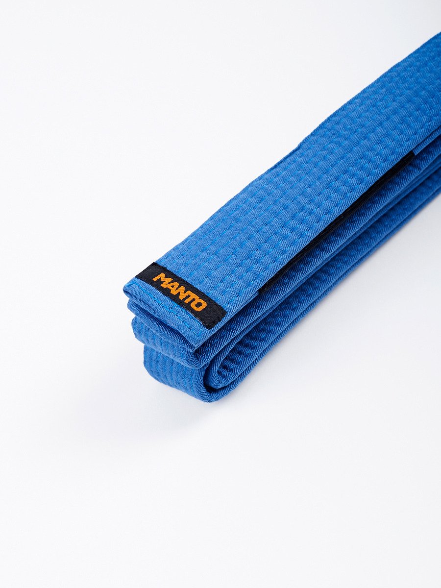 Пояс для кимоно MANTO LABEL BJJ Belt Blue купить
