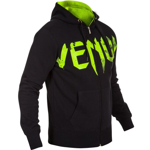 Venum Undisputed Hoody Black Green photo