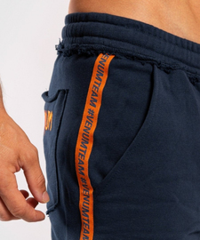 Шорты Venum Cutback 2.0 Cotton Shorts Navy Blue Orange, Фото № 3
