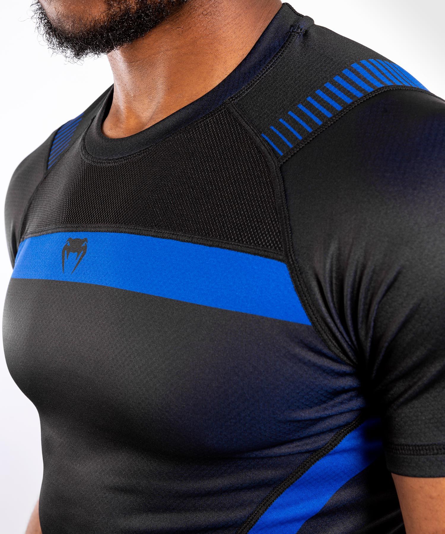 Venum Nogi 3.0 Short Sleeves Rashguard Black Blue price