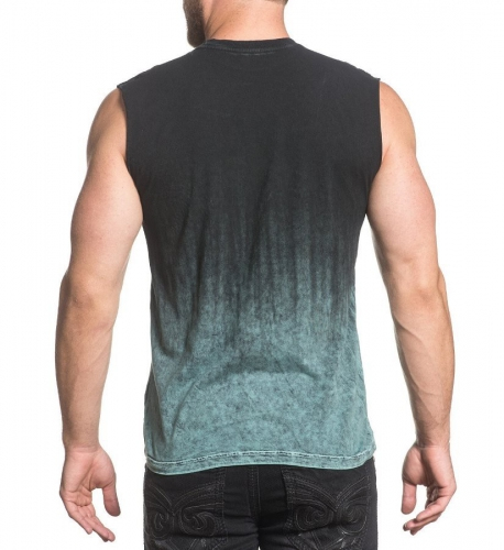 Reversible sleeveless Affliction Tarnished Divio Reversible Muscle Tee photo