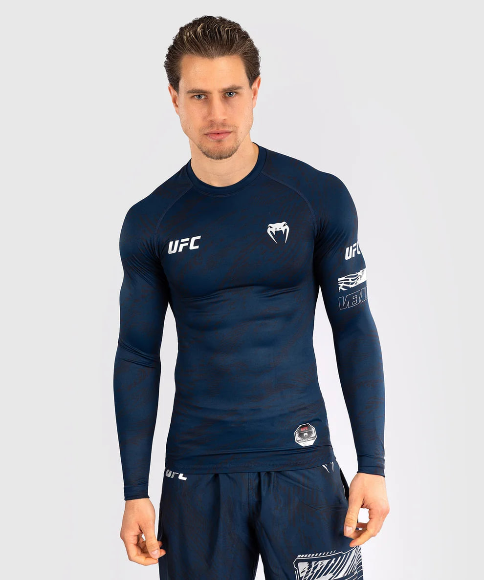 Рашгард UFC Venum FIGHT WEEK 4.0 Mens Rashguards Blue