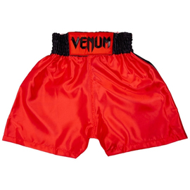 Дитячі шорти для боксу Venum Elite Boxing Shorts Red Black, Фото № 2
