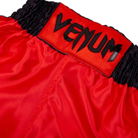 Дитячі шорти для боксу Venum Elite Boxing Shorts Red Black, Фото № 3