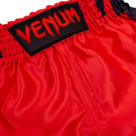 Дитячі шорти для боксу Venum Elite Boxing Shorts Red Black, Фото № 4