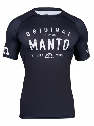 Рашгард MANTO Oldschool Rashguard Black фото