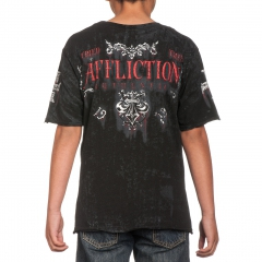 Детская футболка Affliction Tried Youth Black, Фото № 2