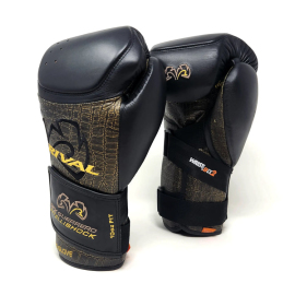 Снарядні рукавиці Rival RFX-Guerrero Intelli-Shock Bag Gloves Croc Skin Edition Black, Фото № 3