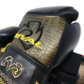 Снарядні рукавиці Rival RFX-Guerrero Intelli-Shock Bag Gloves Croc Skin Edition Black, Фото № 4