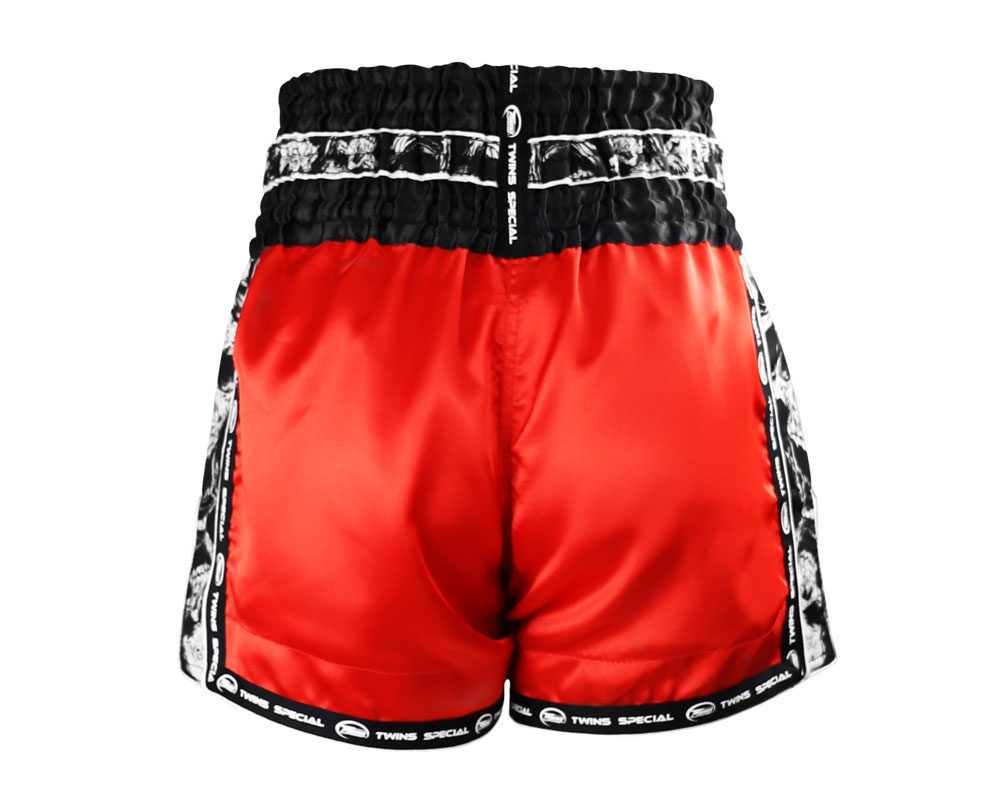 Шорти для тайського боксу Twins TBS-SK1 Skull Red ціна