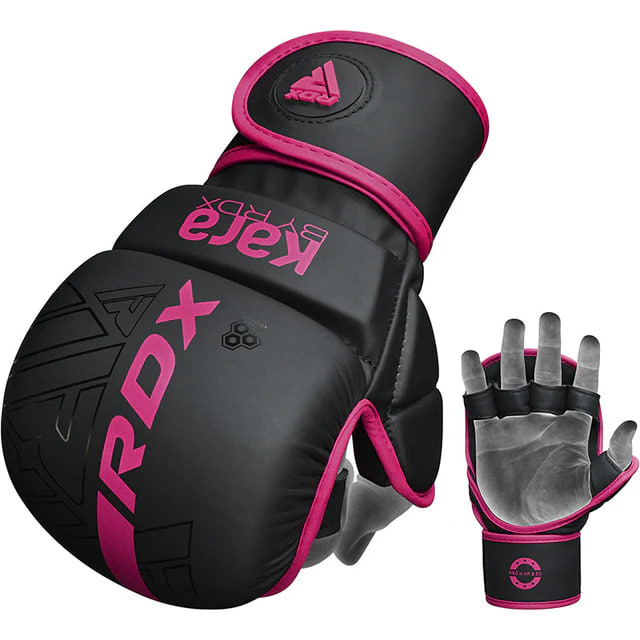 Рукавиці для MMA RDX F6 Kara Shooter Sparring Gloves Matte Pink купити