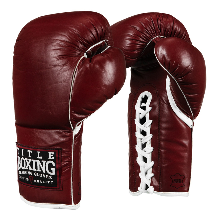 Боксерские перчатки Title Old School Leather Sparring Gloves