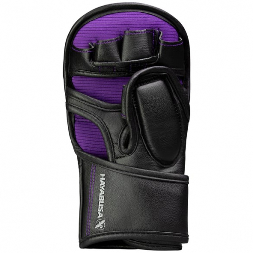 Гибридные перчатки для MMA Hayabusa T3 7oz Hybrid Gloves - Black Purple купить