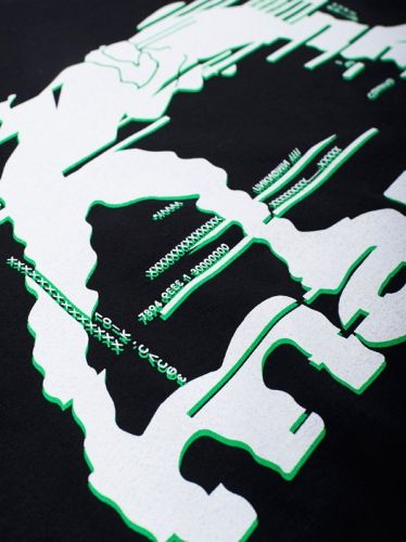 Футболка MANTO GLITCH T-shirt Black ціна