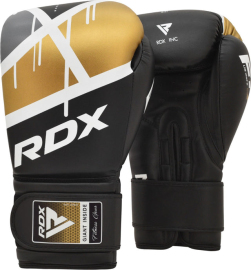 Боксерські рукавиці RDX F7 Ego Boxing Gloves Black Golden