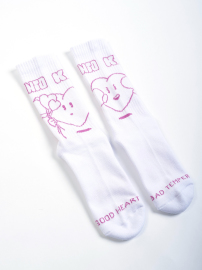 Шкарпетки MANTO x KTOF Heart White, Фото № 3