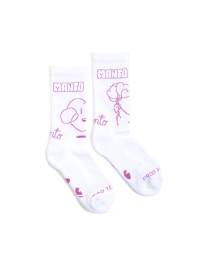 Шкарпетки MANTO x KTOF Heart White, Фото № 2