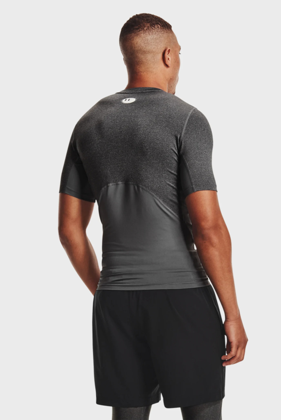 Mens T-shirt Under Armour HG Armor Comp Shortsleeve Grey buy