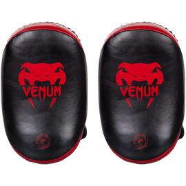 Тай-Пэды Venum Kick Pads Leather Red Devil