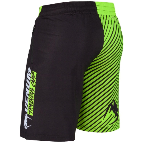 Шорты Venum Training Camp Shorts Black Neo Yellow фото