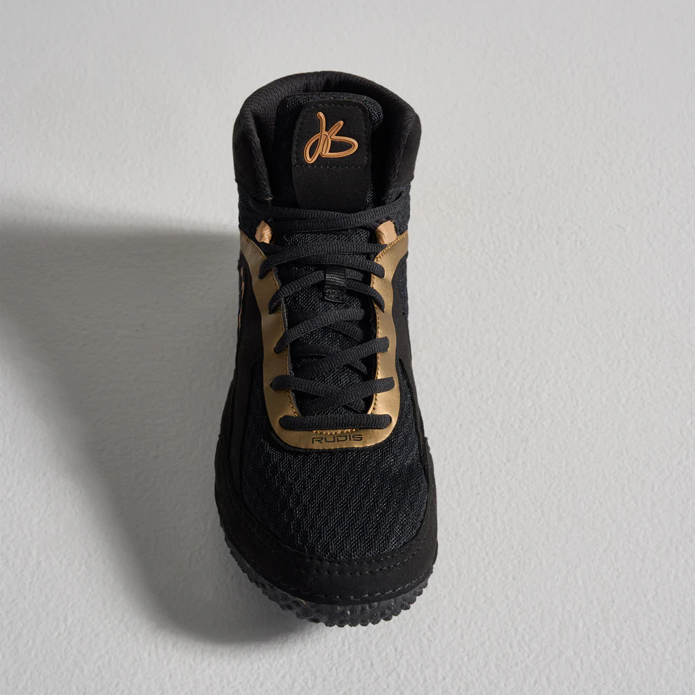 Rudis Alpha 2.0 Jordan Burroughs Edition Youth Wrestling Shoes AlllSeeIsGold size