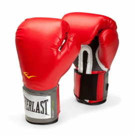 Боксерские тренировочные перчатки Everlast PU Pro Style Anti-MB Red