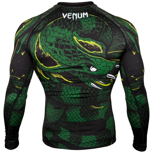 Рашгард Venum Green Viper Rashguards Long Black Green купить