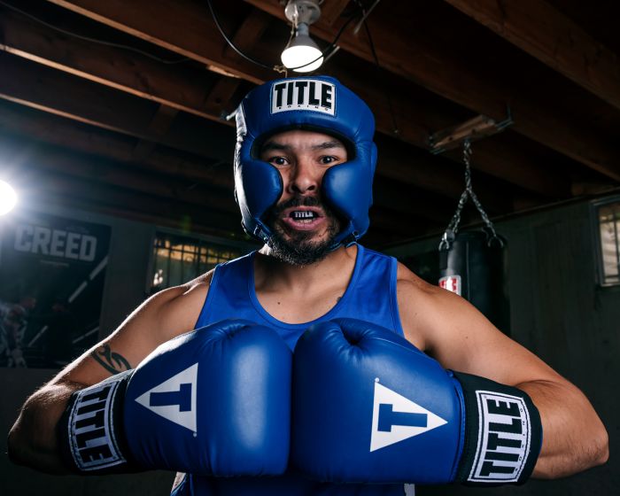 Boxing mouthguard Title Gel Victory Mouthguard 2.0 Black Yellow size