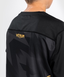 Детская тренировочная футболка Venum Razor Dry Tech T-Shirt For Kids Black Gold, Фото № 6