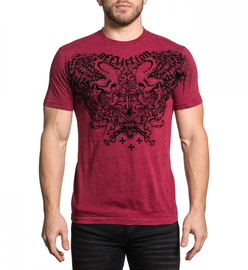 Футболка Affliction Sword Eater Dirty Red