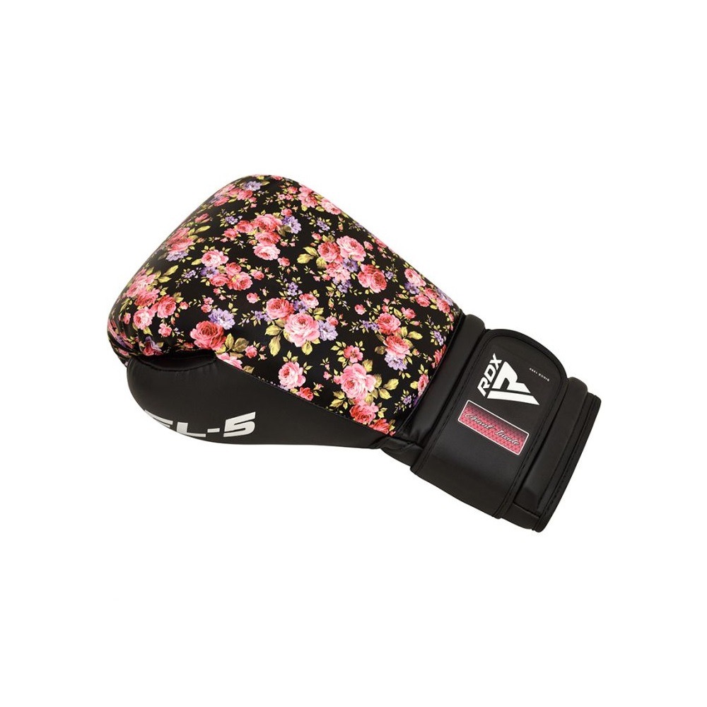 Жіночі боксерські рукавиці RDX FL5 Floral Boxing Gloves Black купити