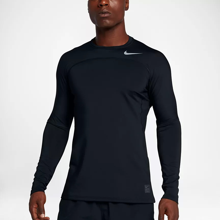Лонгслив Nike Pro HyperWarm Mens Long Sleeve Black
