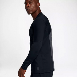 Лонгслив Nike Pro HyperWarm Mens Long Sleeve Black, Фото № 3