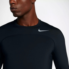 Лонгслив Nike Pro HyperWarm Mens Long Sleeve Black, Фото № 4