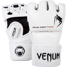 Перчатки Venum Impact MMA Gloves - Skintex Leather - White
