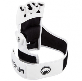 Перчатки Venum Impact MMA Gloves - Skintex Leather - White, Фото № 9