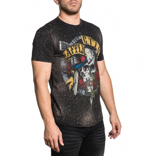 Affliction September Rain Split Tee T-shirt photo
